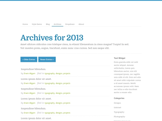 archives screenshot