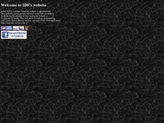 index screenshot