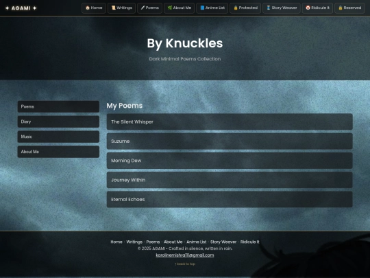 poems screenshot