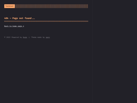 denek/404 screenshot