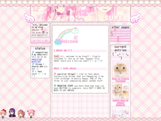 blog screenshot