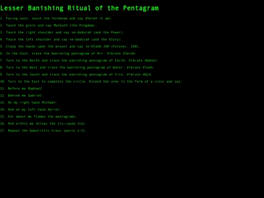 rituals/lbrp screenshot