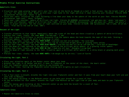 rituals/middlepillar screenshot