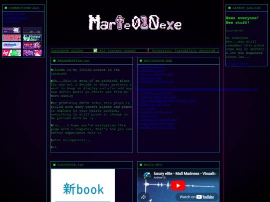 index screenshot