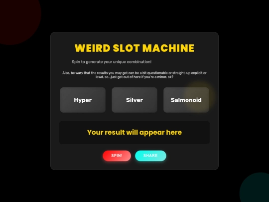 slotsMachine screenshot