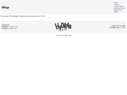 blogs screenshot