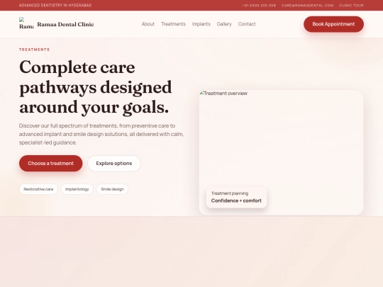 treatments screenshot