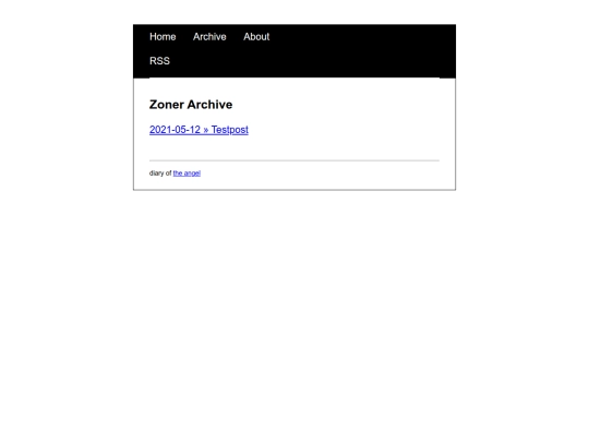 blog/archive screenshot