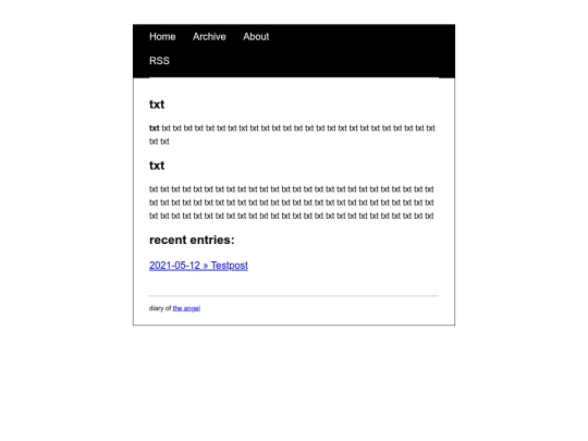 blog screenshot