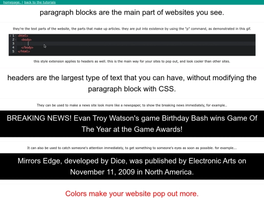 basics screenshot