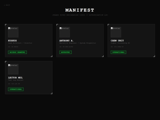 manifest screenshot