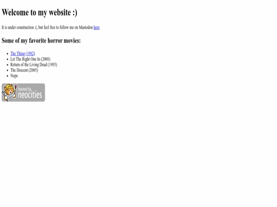 index screenshot