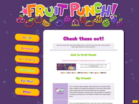 links screenshot
