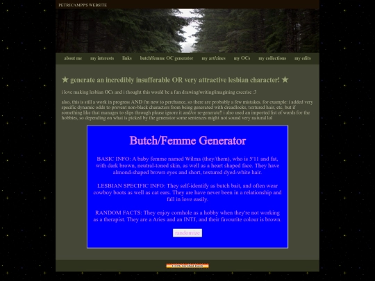 butchfemme_generator screenshot