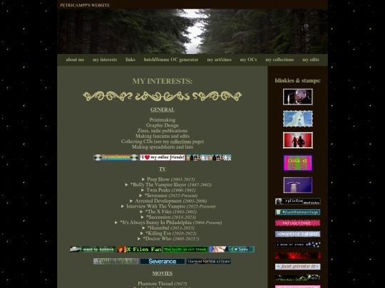 interests screenshot