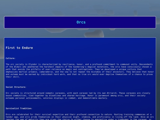 Elyndor/Orcs screenshot