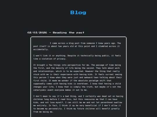 Old Site/old_blog screenshot