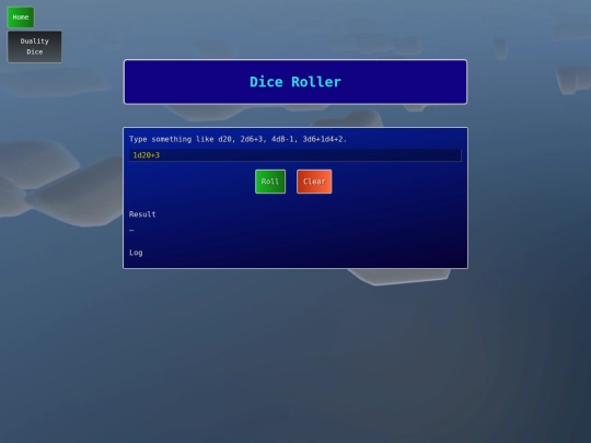 diceroller screenshot