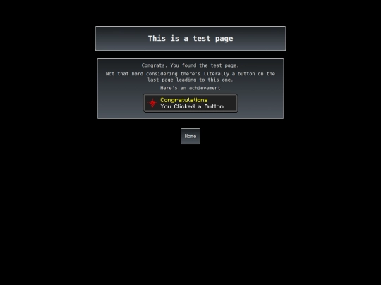 test screenshot