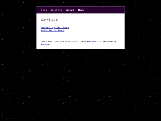 archive screenshot