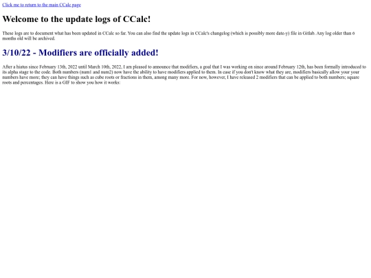 CCalcLog screenshot