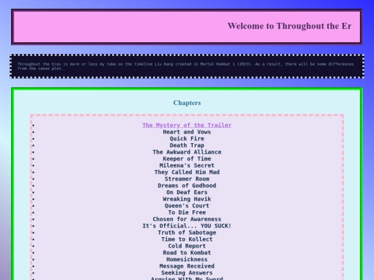 throughout-the-eras screenshot