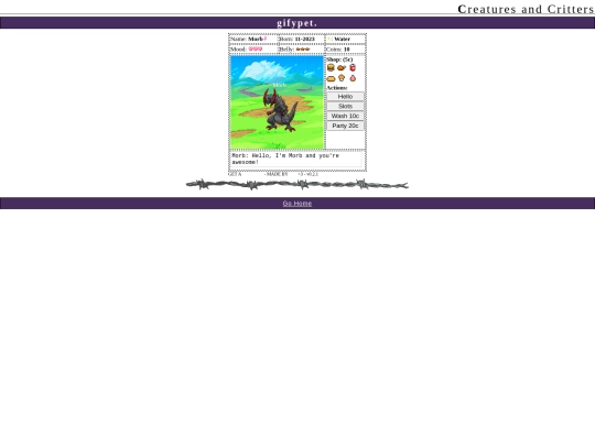 Pages/pets screenshot