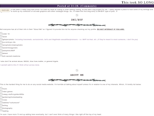 blog screenshot