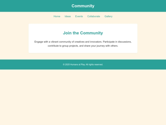 community screenshot