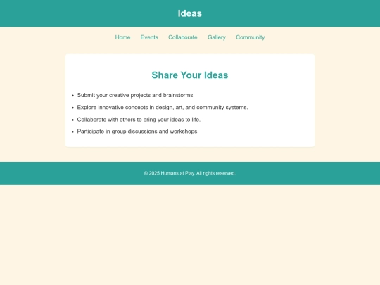 ideas screenshot