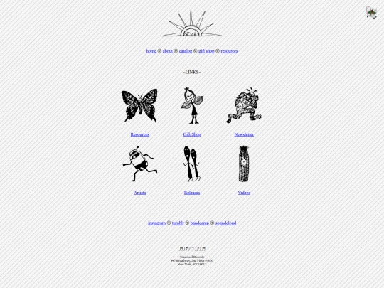links screenshot