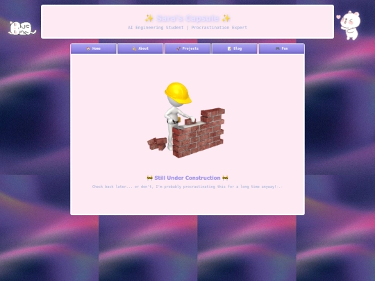 Blog screenshot