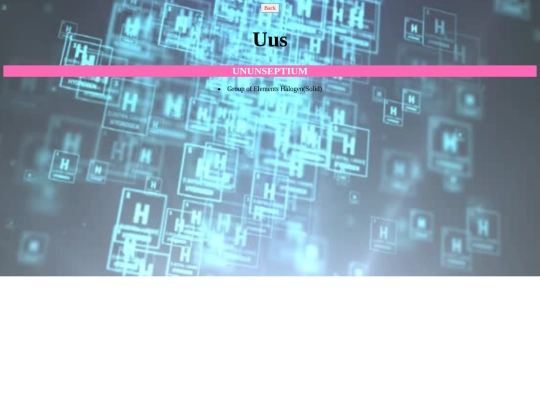 periodic/Ununseptium screenshot