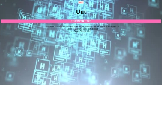 periodic/Ununtrium screenshot