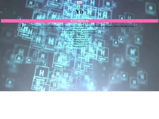 periodic/Ytterbium screenshot