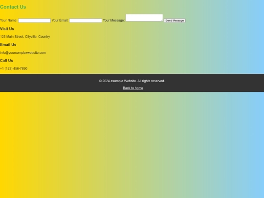 Final project/contact screenshot