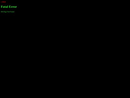 not_found screenshot