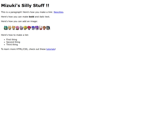 index screenshot