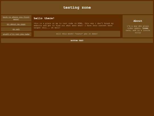 test screenshot