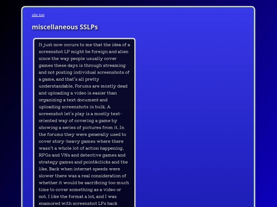 SSLPs screenshot