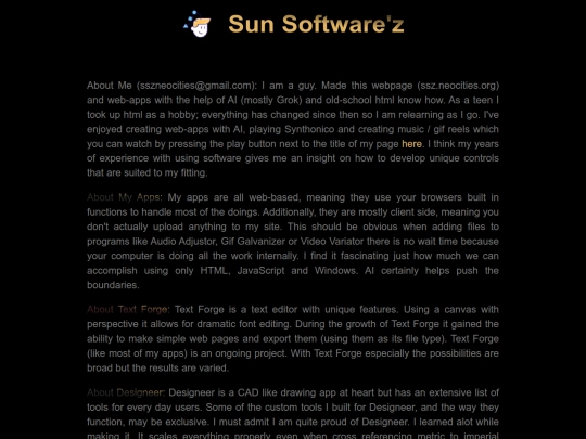 Letters/about screenshot