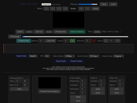Software/VideoVariator screenshot