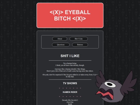 interests screenshot