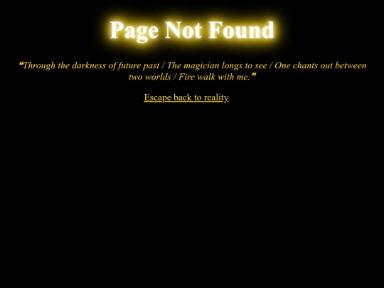 not_found screenshot