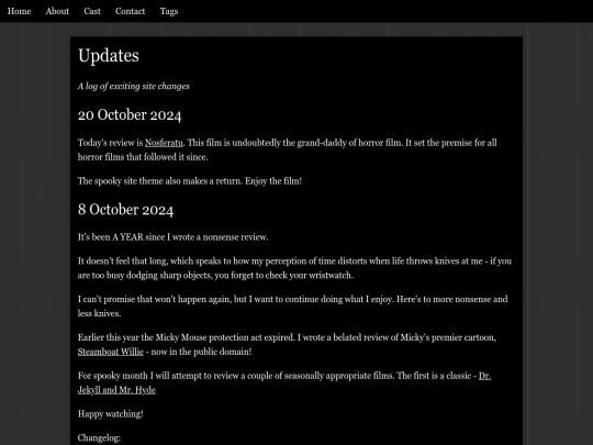 pages/updates screenshot