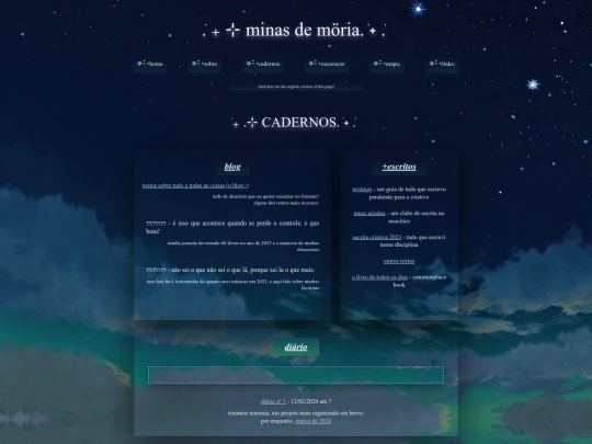 cadernos screenshot