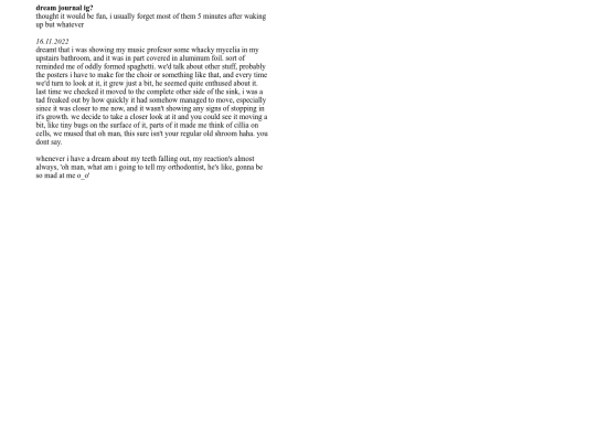 journalEntriesQuestionMark/snorkmimimi screenshot