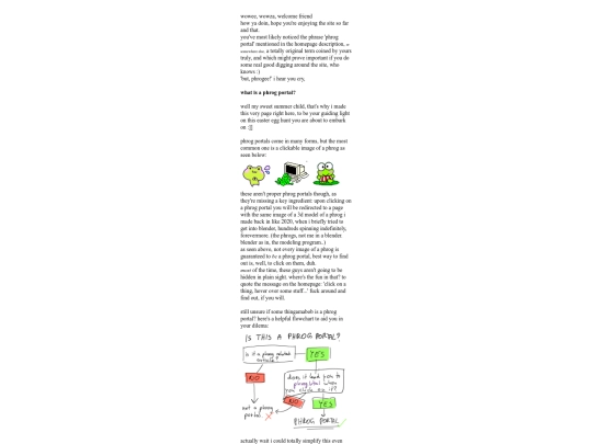phrogLoreSitemap screenshot