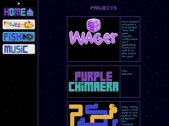 projects screenshot