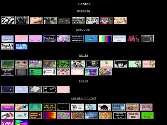 stamps screenshot